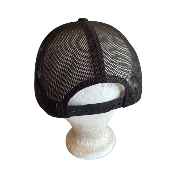 Single Fin Nags Head NC Black Trucker Hat Adjustable Snapback Mesh Back Adj. - Picture 2 of 4